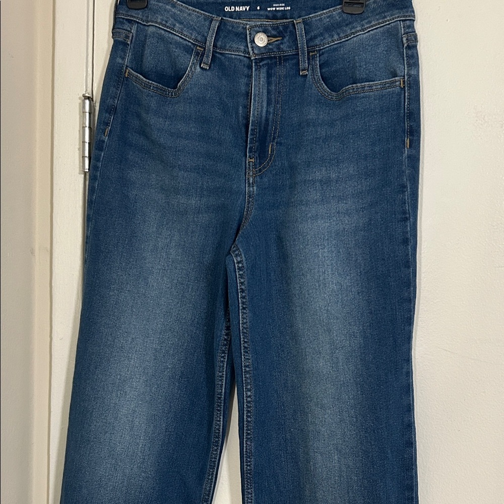 Old Navy Women's Dark Blue Flare Jeans